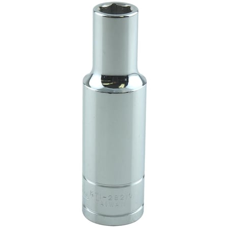 K-Tool International 1/2" Drive, 10mm Metric Socket, 6 Points, Socket 1/2 Dr, Deep 6 Pt, 10mm KTI-28210
